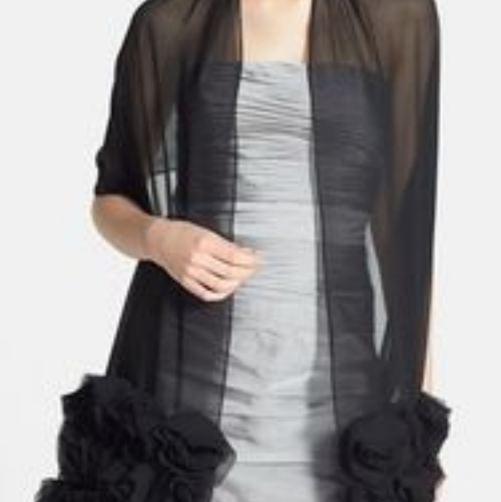 NWT Betsey Johnson Blue sheer wrap